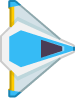 Blue spaceship 3